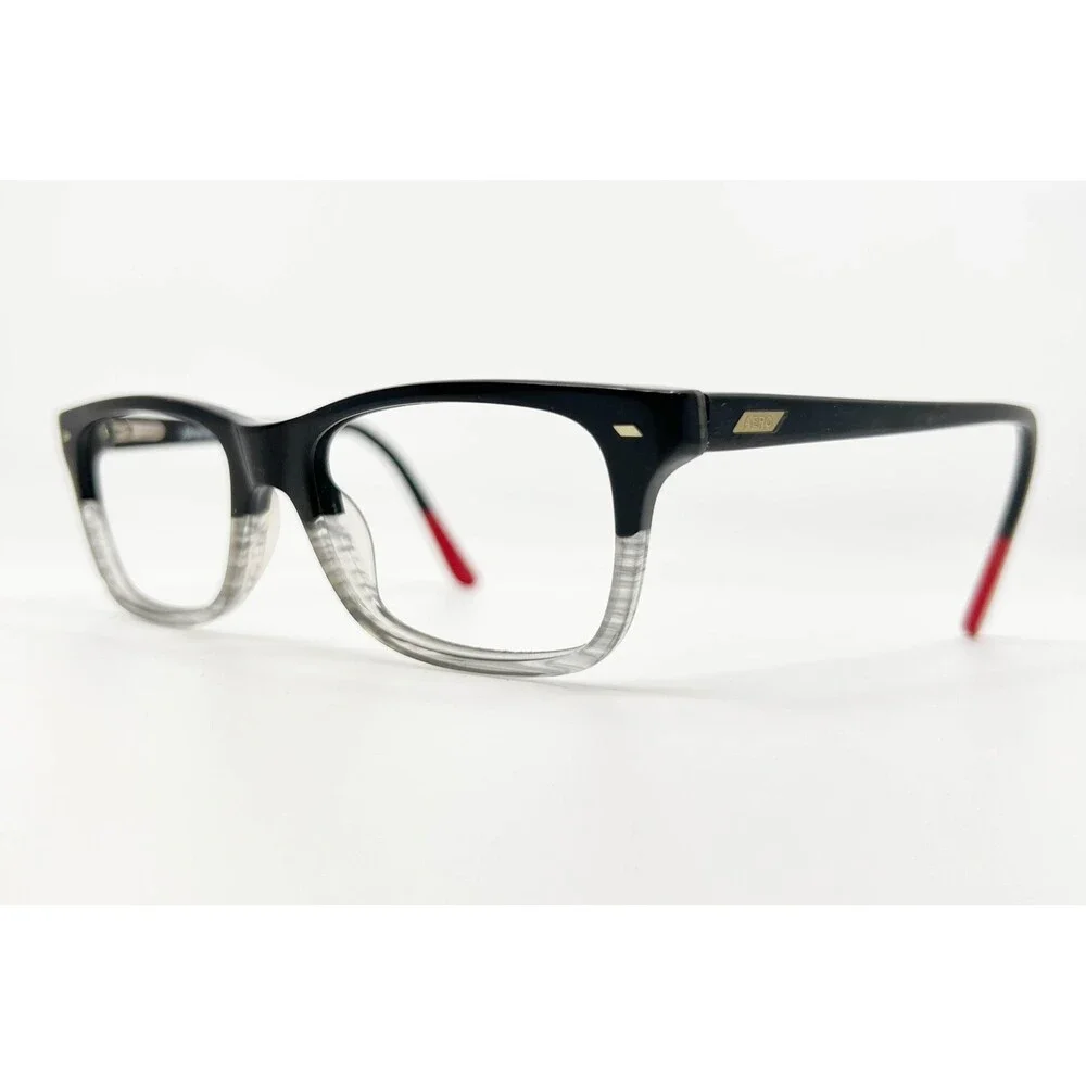 Aeropostale Eyeglass Frames Mens Black Clear Wayfarer AEMO870 50-17-145